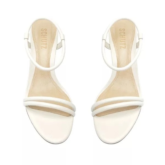 Schutz | Gimenez Mid Leather Sandal - Picture 3 of 11